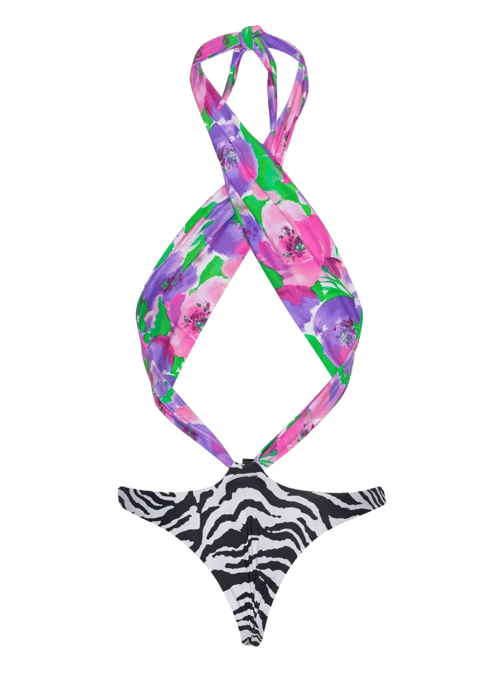 Rotate Birger Christensen X Reina Olga Showpony Swimsuit In Purple