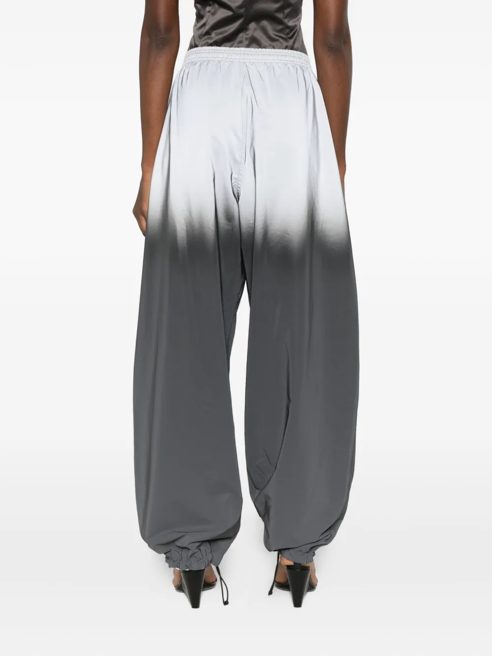 Alexander Wang Reflective Track Pants In Gray