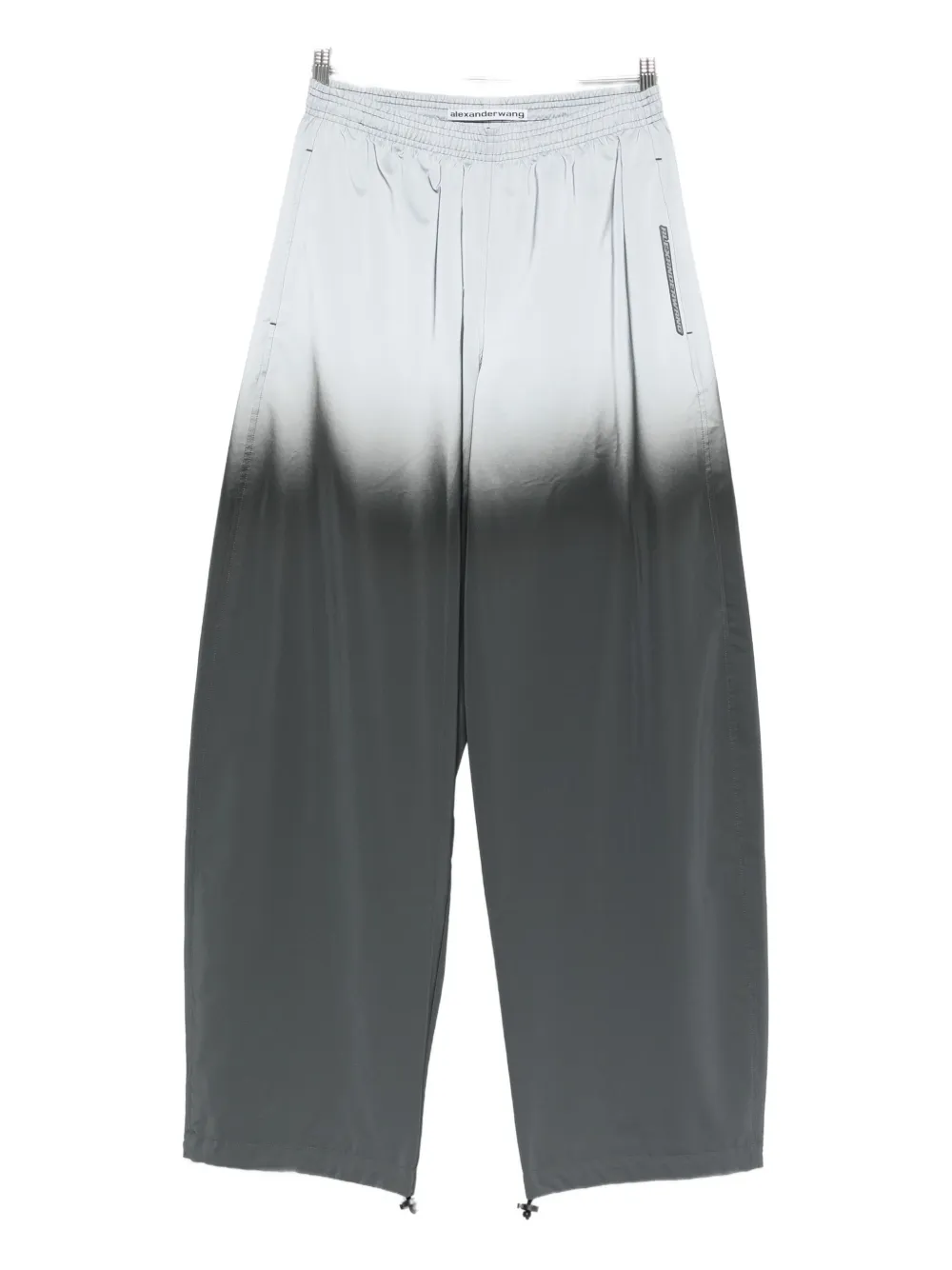 Alexander Wang Reflective Track Pants In Gray