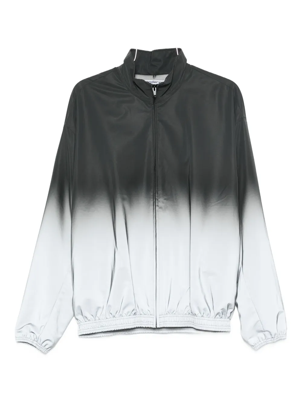 Alexander Wang Reflective Track Jacket In Black