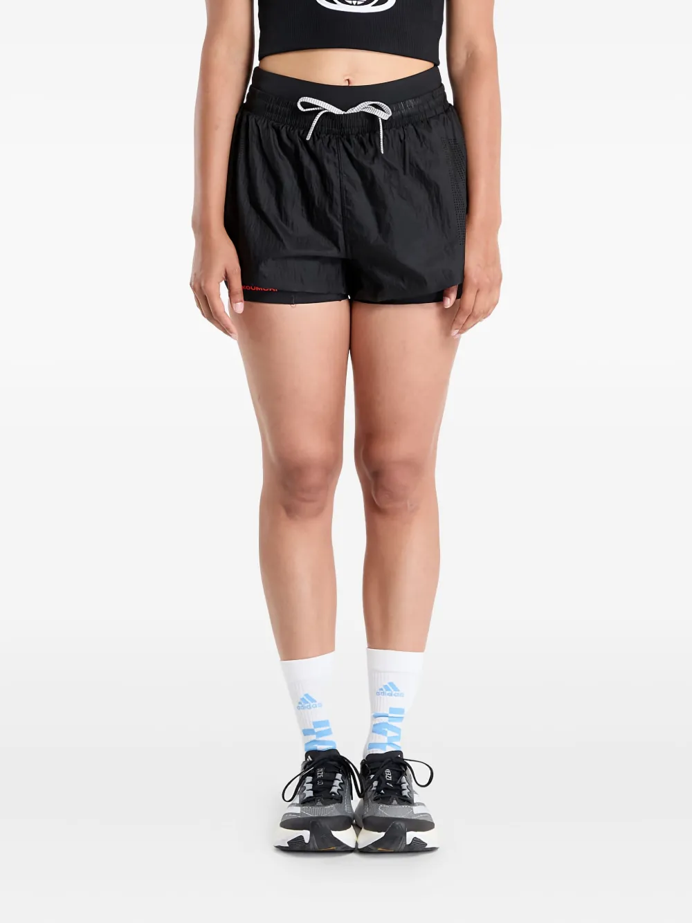 Adidas Originals X Hermanos Koumori Adi365 Drawstring Shorts In Black