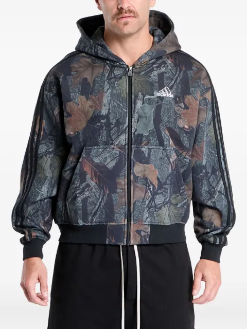 adidas 迷彩连帽夹克