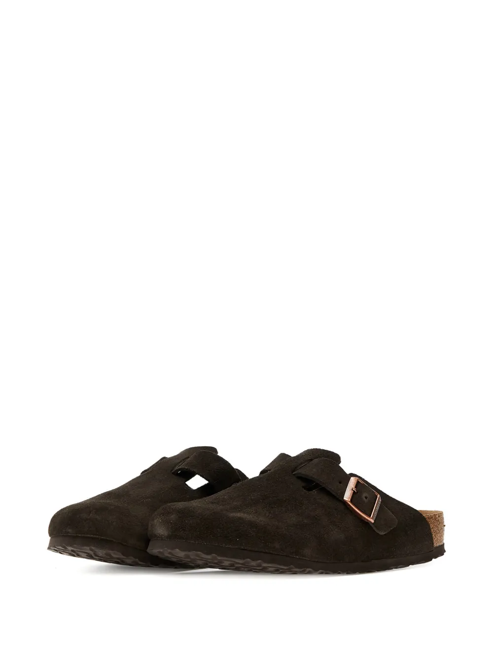Birkenstock Boston VL muiltjes Bruin
