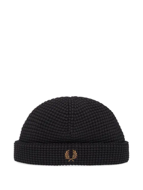 Fred Perry waffle beanie