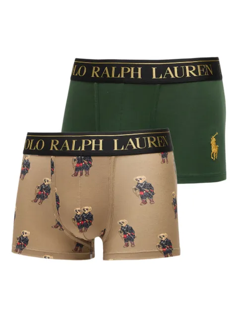 Polo Ralph Lauren logo-trim bear-print trunks