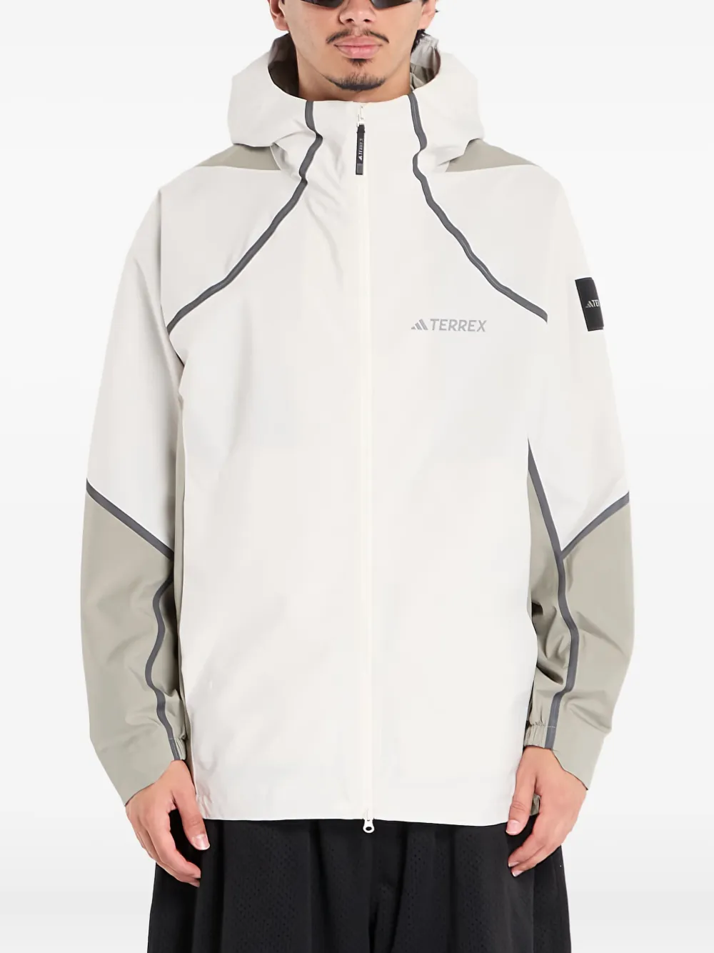 adidas Nat Geo Climaproof hooded jacket | Neutrals | Image 1