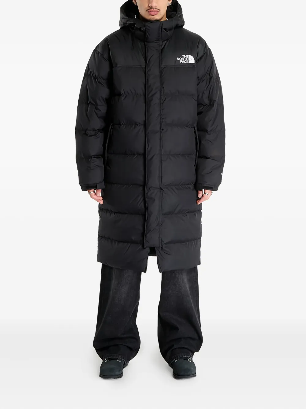 The North Face Nuptse hooded parka - Nero