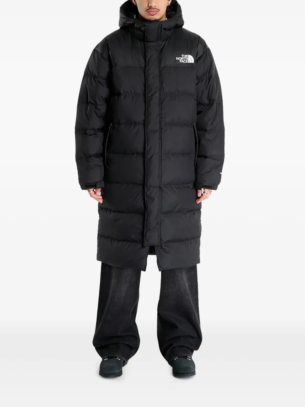 The North Face Nuptse パーカーコート - ブラック The North Face Nuptse パーカーコート - ブラック