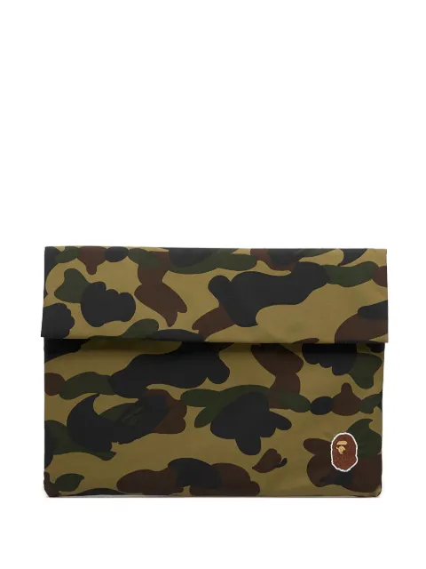 A BATHING APE® Camo Appliqué Pc Case