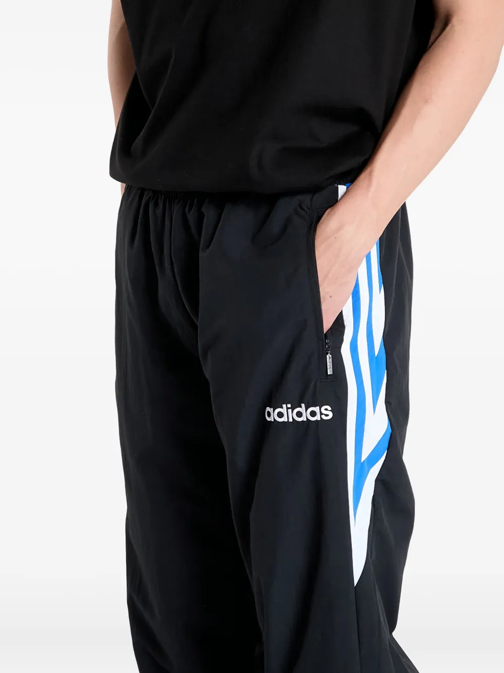 adidas Trainingsbroek met geborduurd logo Zwart