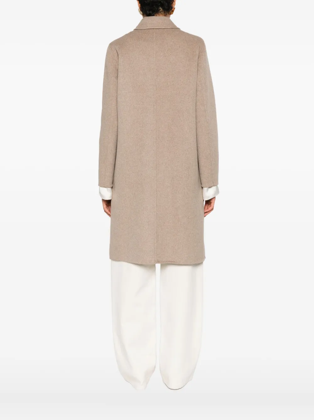 Seventy Button Pocket Coat In Brown