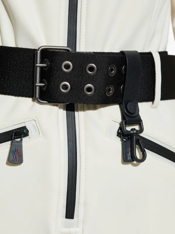 Moncler Grenoble Belted Ski Suit | Neutrals | FARFETCH