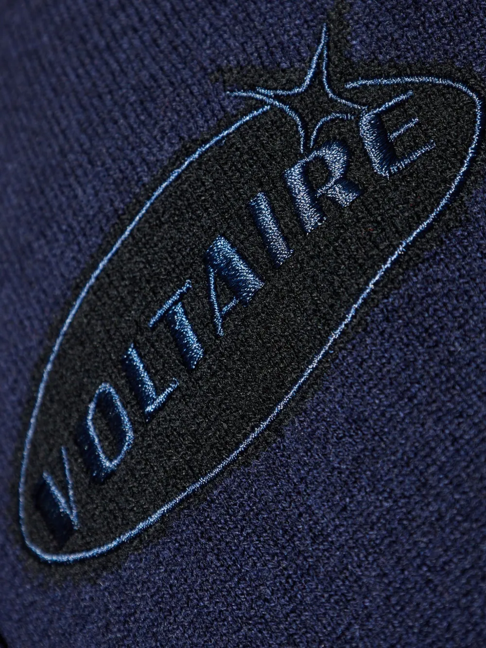 Zadig&Voltaire Hoodie met logopatch Blauw