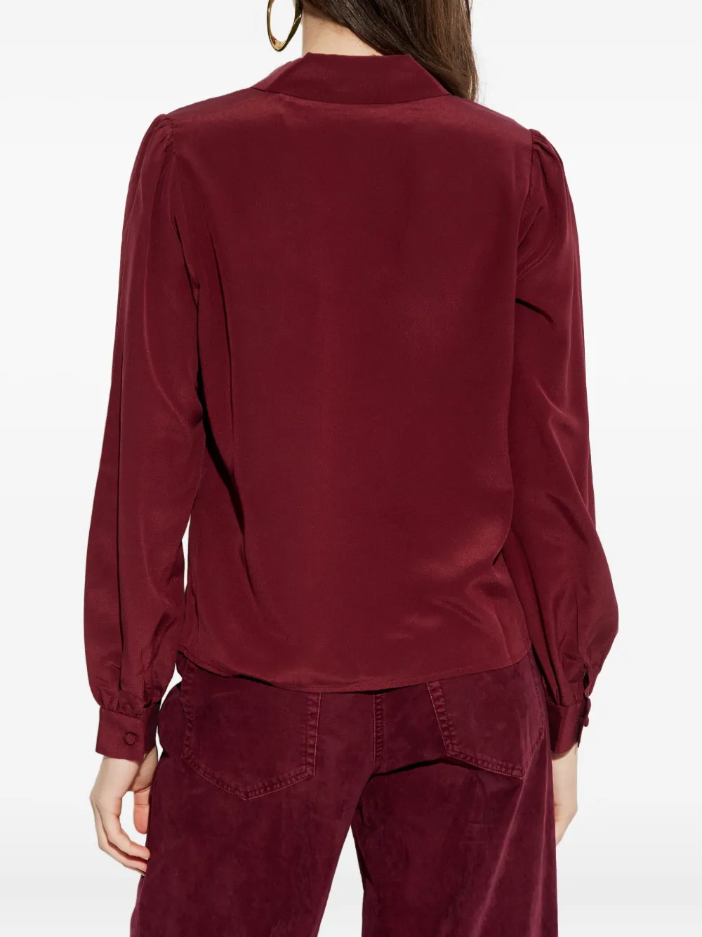 Frame Buttoned Shirt In Red