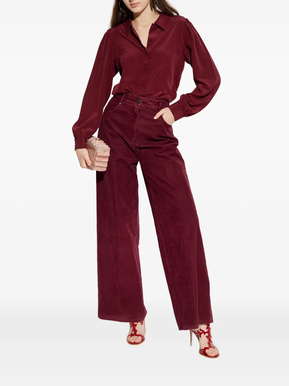 FRAME buttoned shirt - Rood