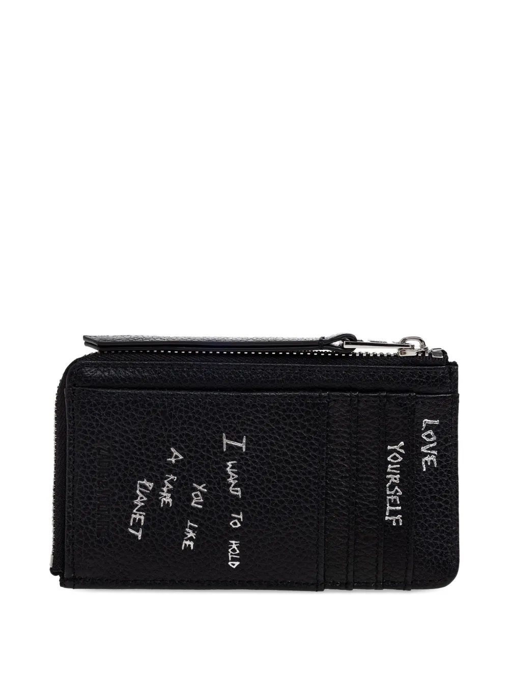 Zadig&Voltaire leather wallet - Zwart