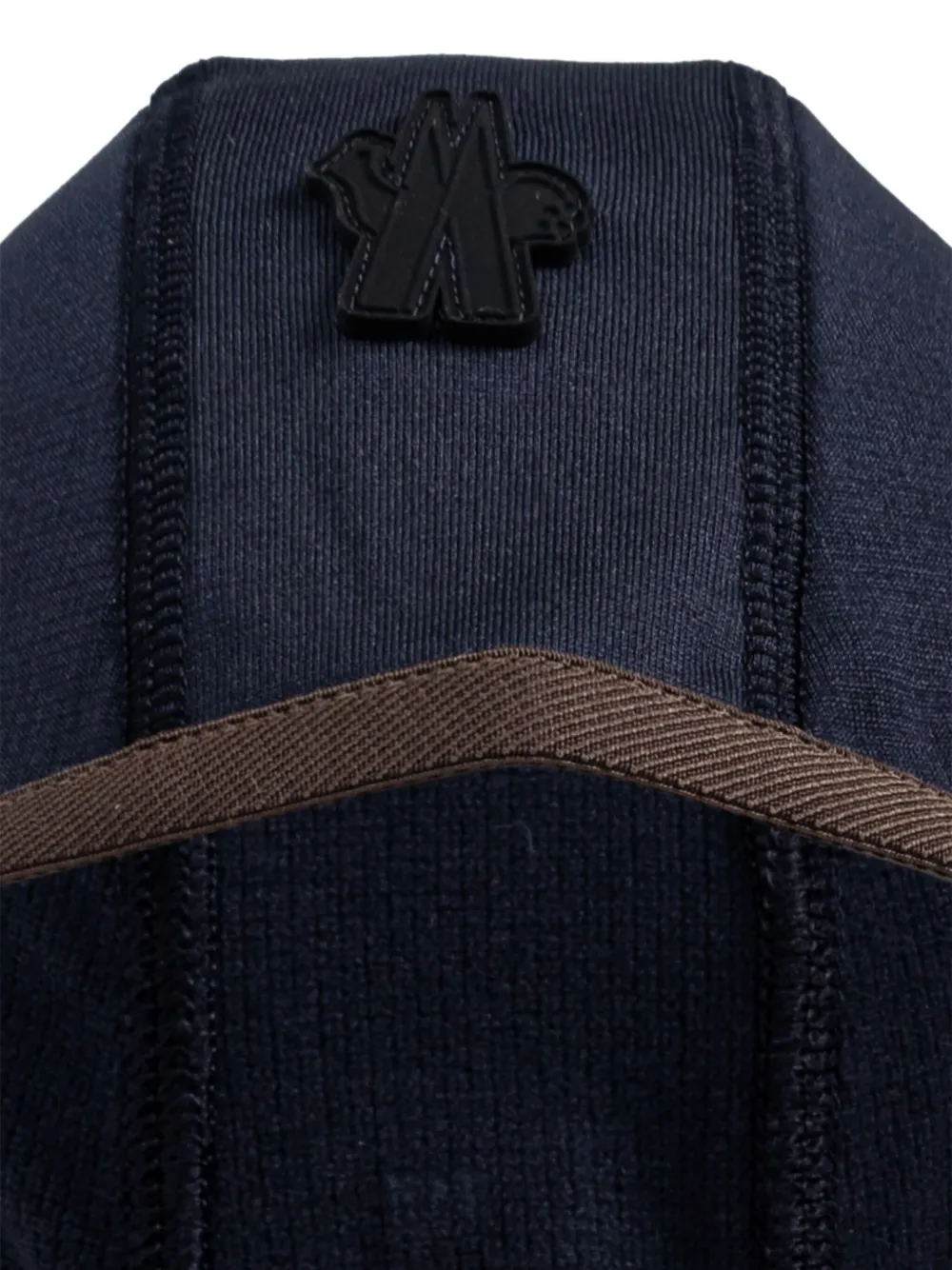 Moncler Logo-print Balaclava In Blue