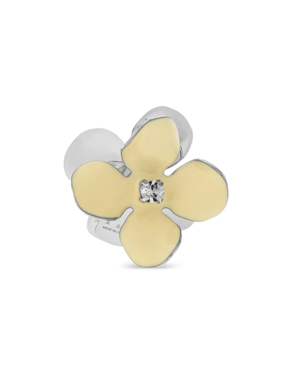 floral-motif earrings