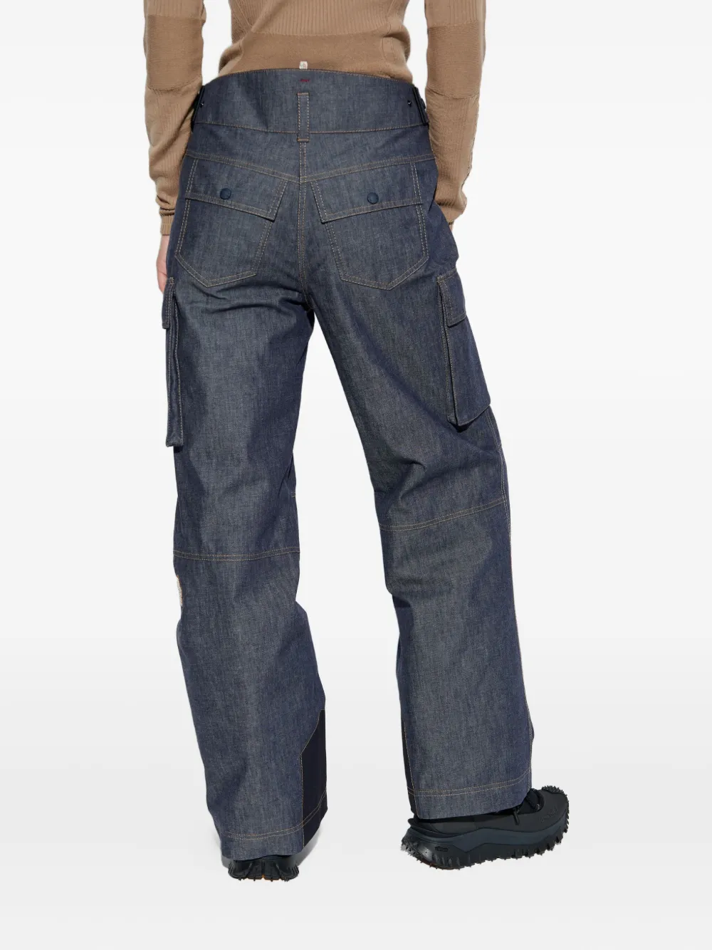 Moncler Grenoble Cargo broek Blauw