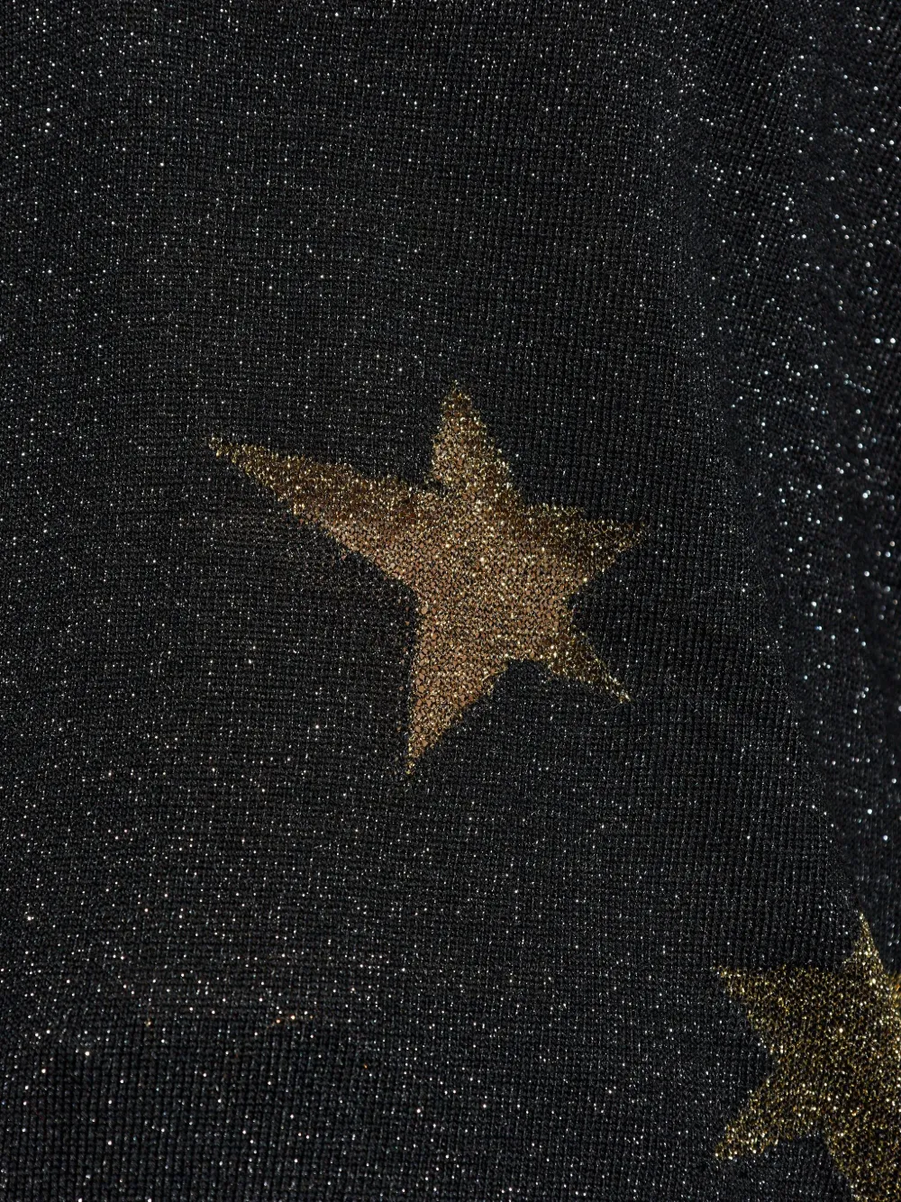Zadig & Voltaire Rivy Stars Metallic Wool Blend Sweater In Black