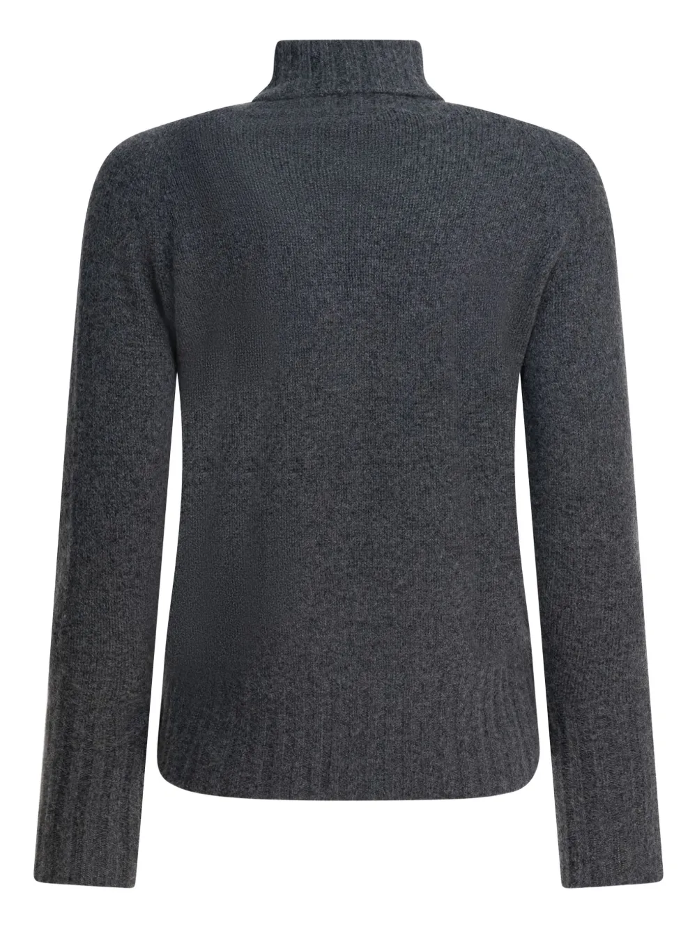 Drumohr Roll-neck Long-sleeve Knitwear In Gray