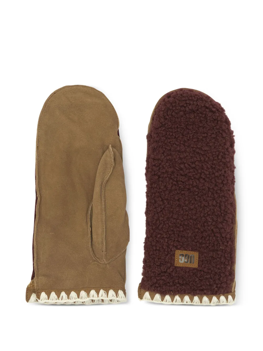 UGG logo-patched gloves | Brown | Image 1