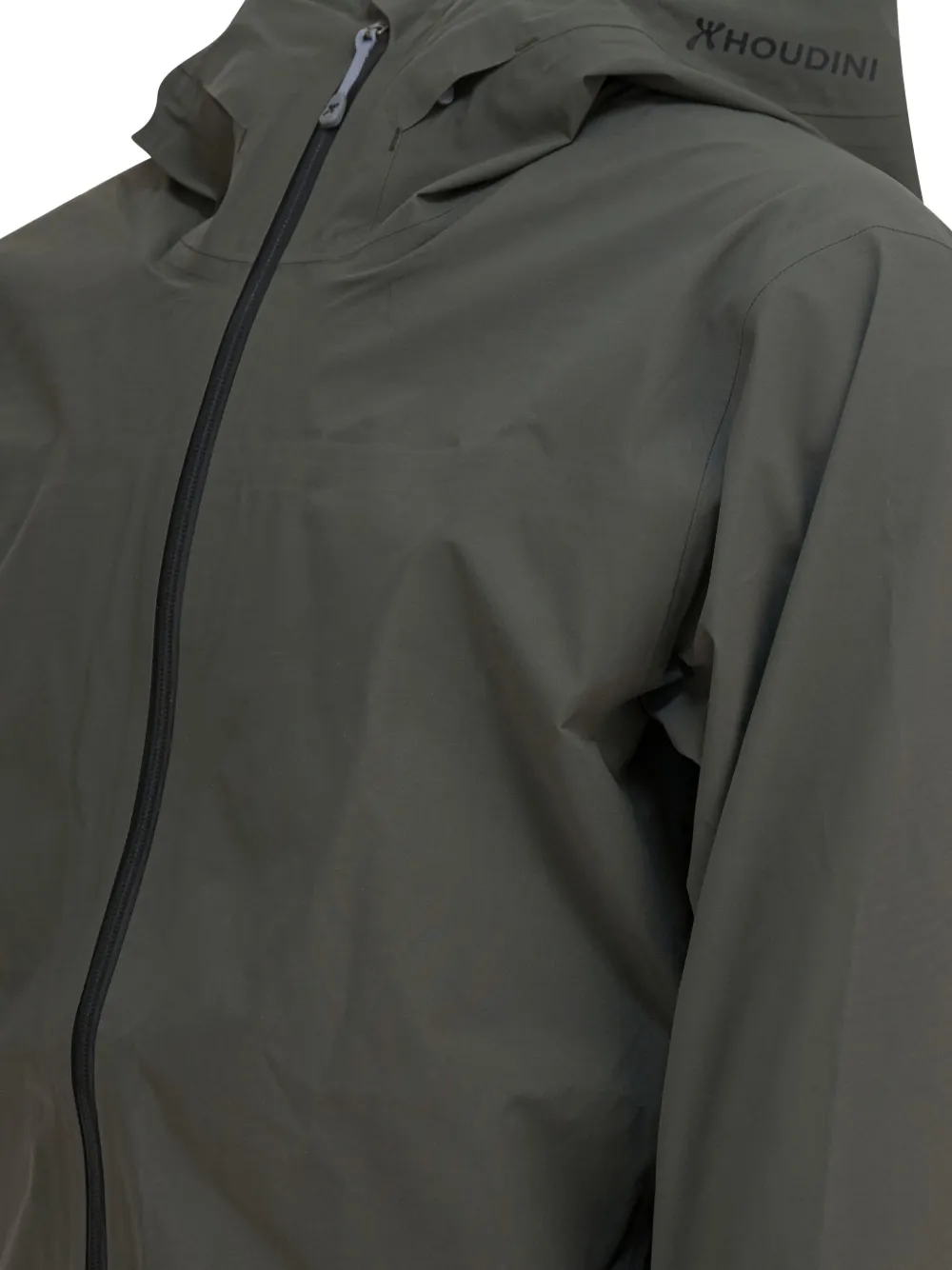 Houdini Sportswear Regenjas met capuchon Groen