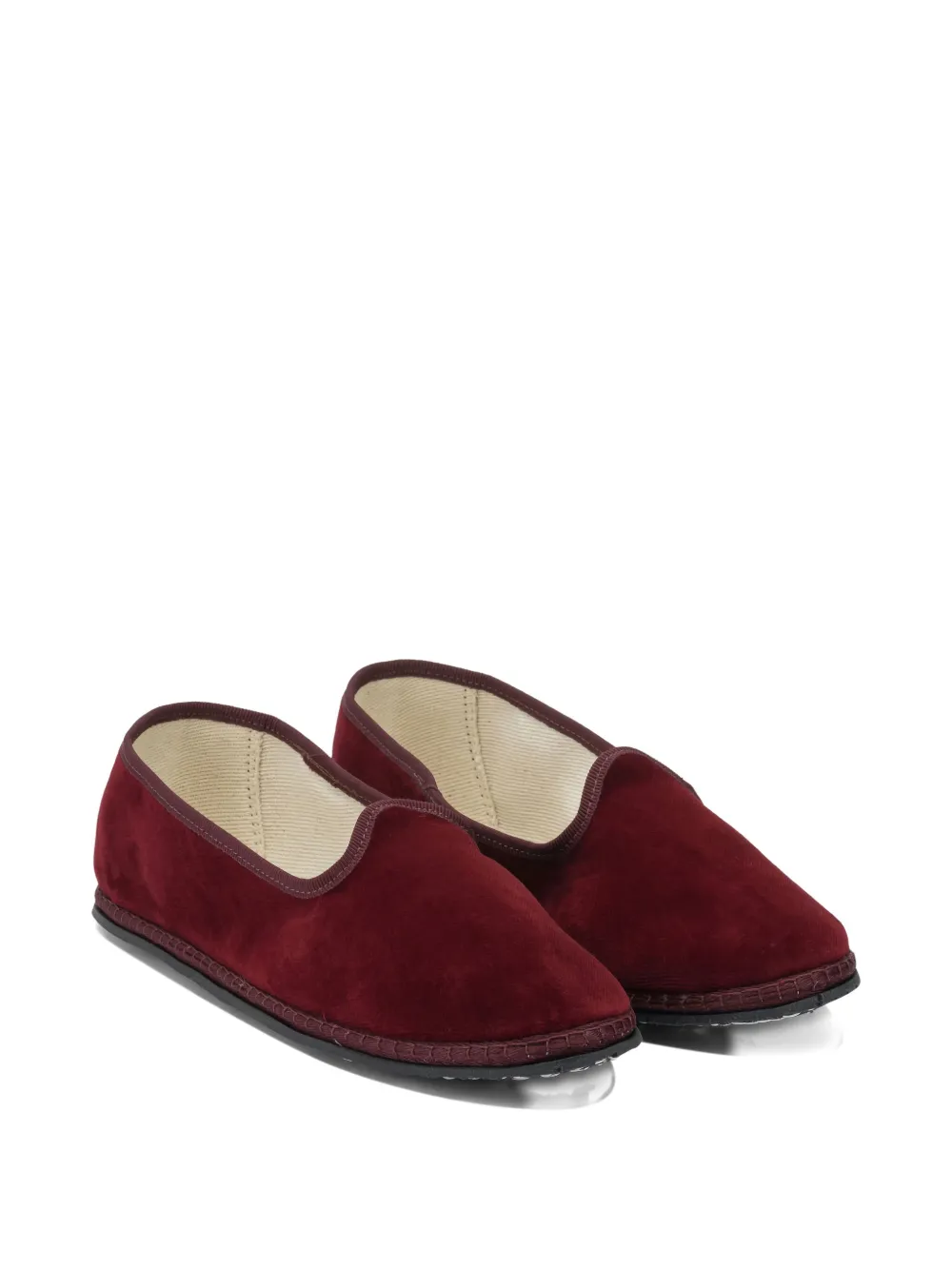 Vibi Venezia Bordeaux texture slippers - Rood