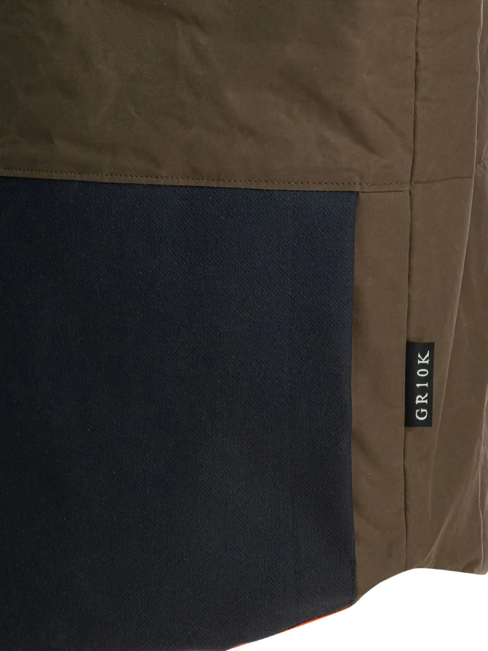 GR10K Jack met colourblocking en rits Bruin