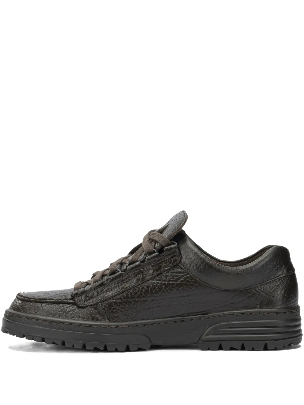 Musto textured lace-up sneakers - Marrone