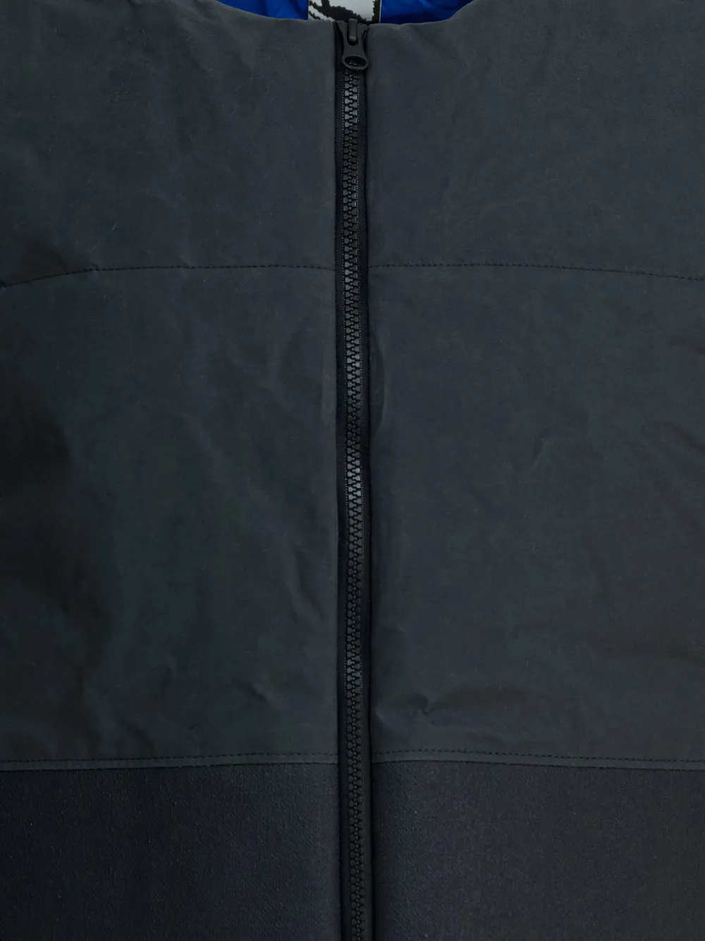 GR10K Gewatteerde jas met rits Zwart