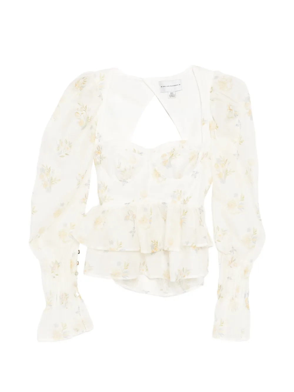 We Are Kindred Blusa a fiori - Bianco