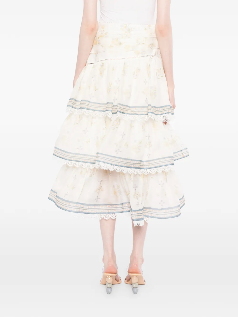 We Are Kindred Cynthia midi-rok Beige