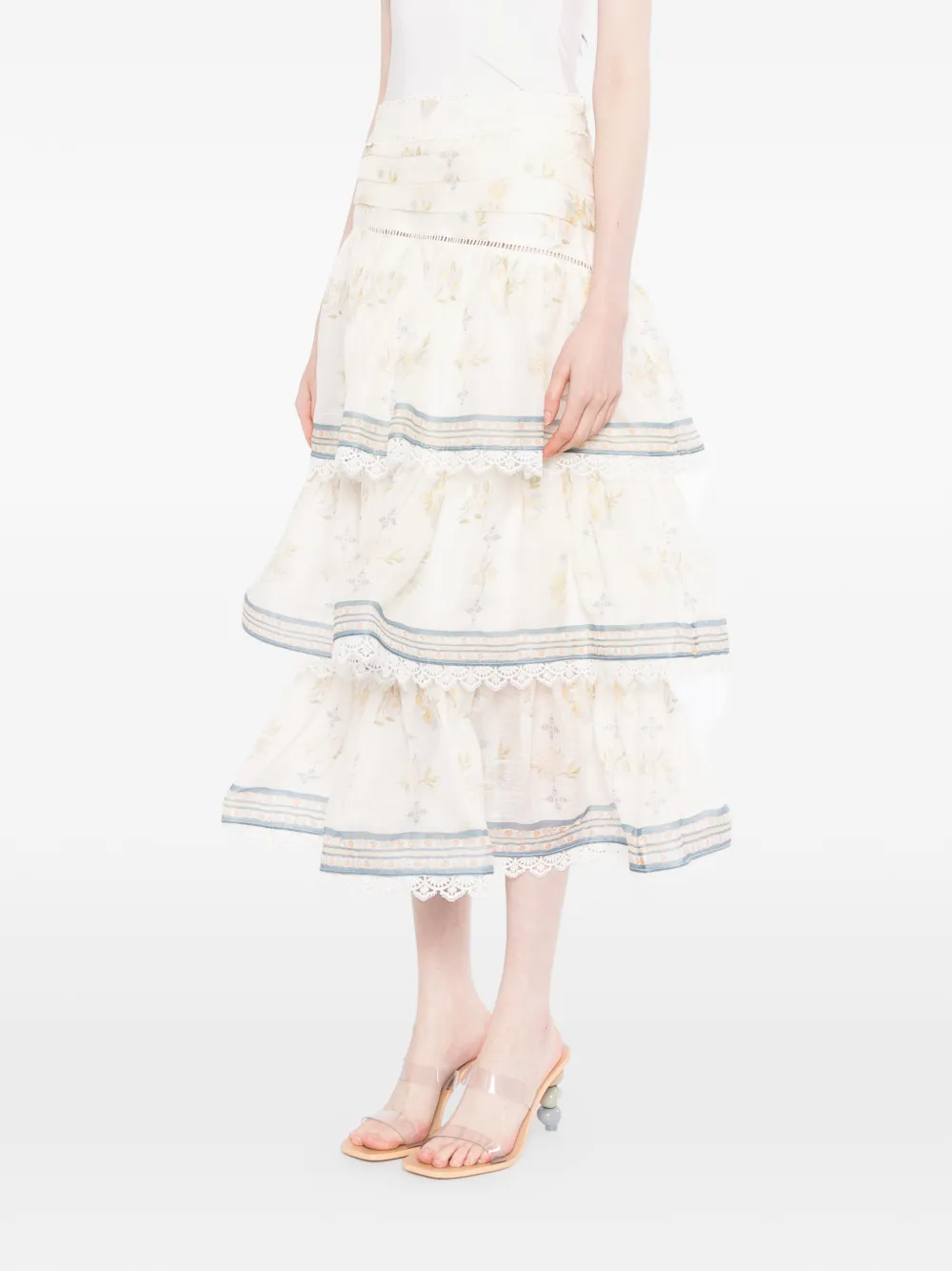 We Are Kindred Cynthia midi-rok Beige