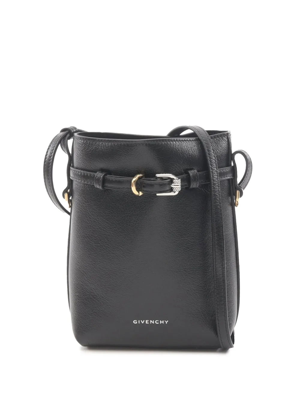 Givenchy Pre-Owned 2000-2025 Leather Voyou Phone Pouch crossbody bag | Black | Image 1