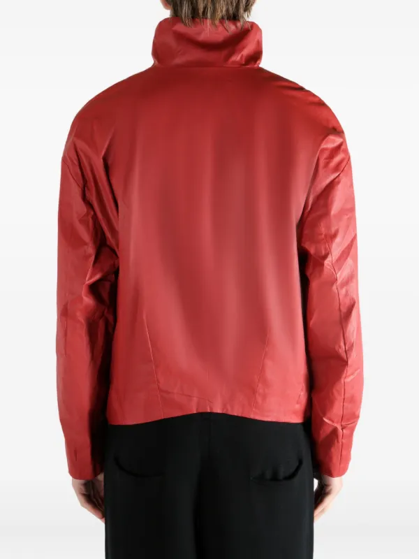 Omar Afridi ハイネック ジップアップ ジャケット | レッド | FARFETCH JP