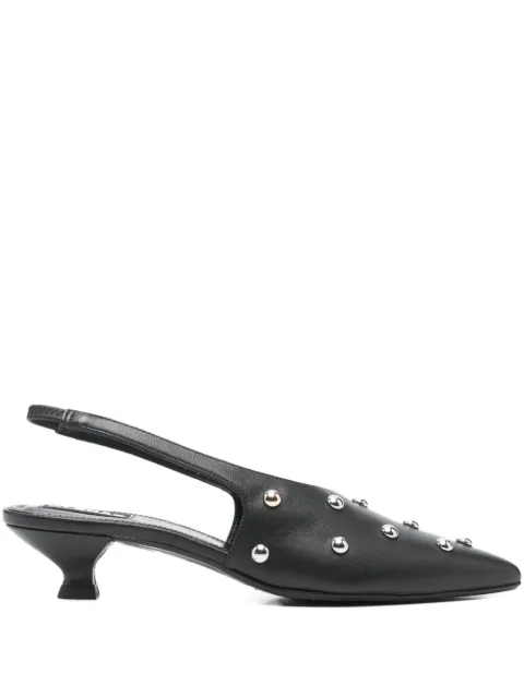 ALOHAS 40mm Eros studded slingback pumps