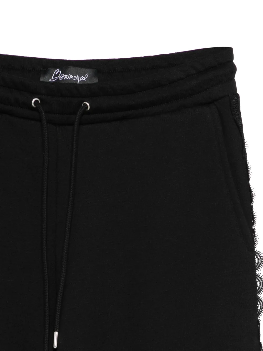  Benjamin Benmoyal Lace-trim Track Pants - Black 