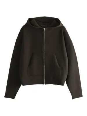 Omar Afridi zip-up Wool Hoodie | Black | FARFETCH