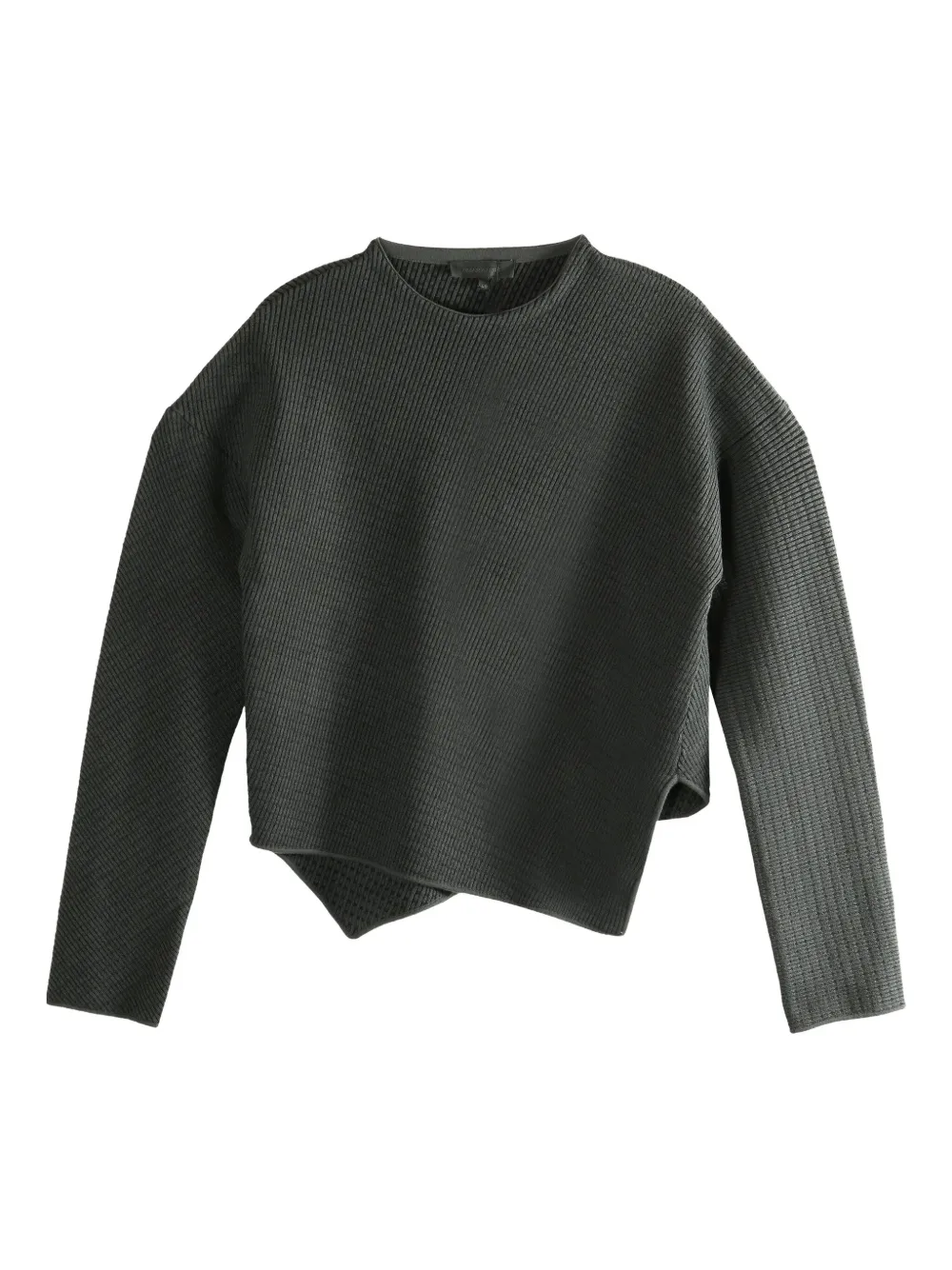 Omar Afridi suéter tejido de canalé con cuello redondo | gris | Image 1