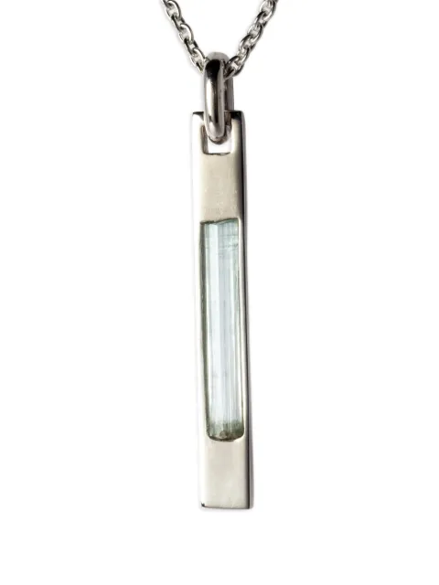 Parts of Four collar Talisman en plata de ley con aguamarina