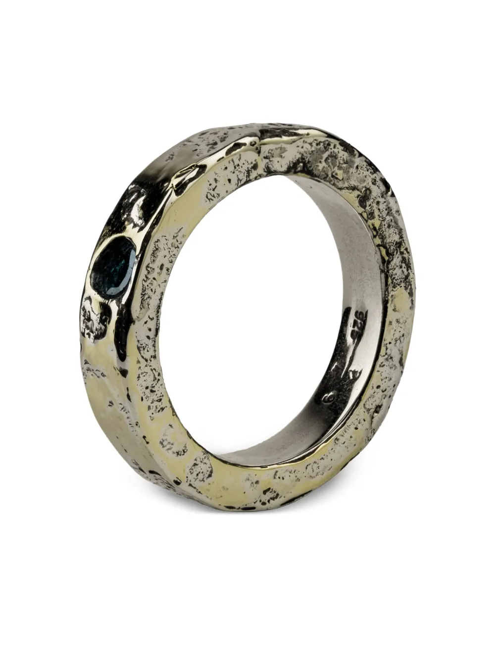 Parts Of Four 18kt Yellow Gold Sistema Diamond Ring In Metallic