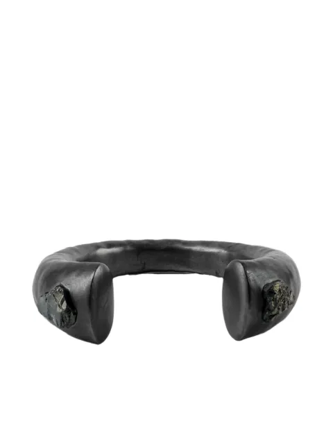 Parts of Four Big Arm crystal-embellishment bracelet