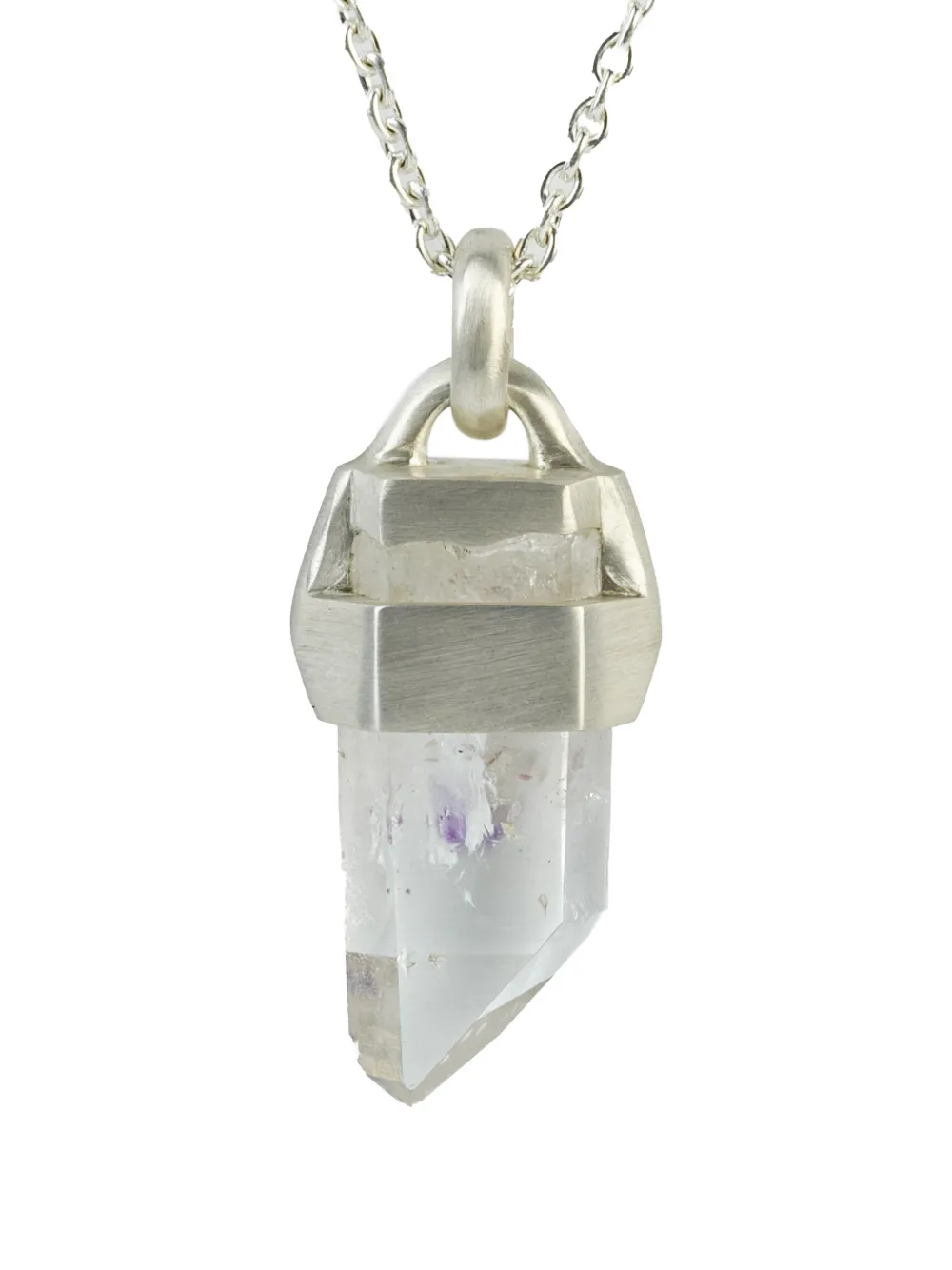 Parts Of Four Talisman Amethyst Necklace In Brown