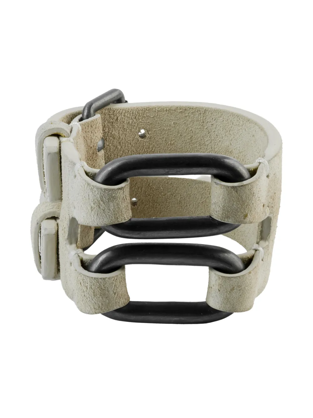 Parts Of Four Sterling Silver Link Gauntlet Bracelet In Neutral