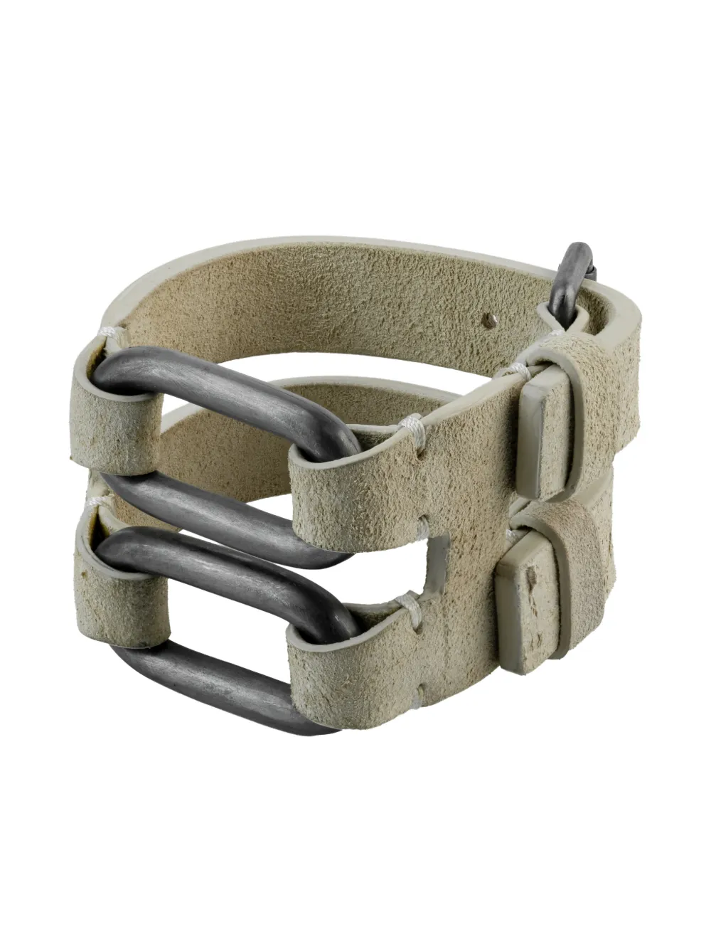 Parts Of Four Sterling Silver Link Gauntlet Bracelet In Neutral