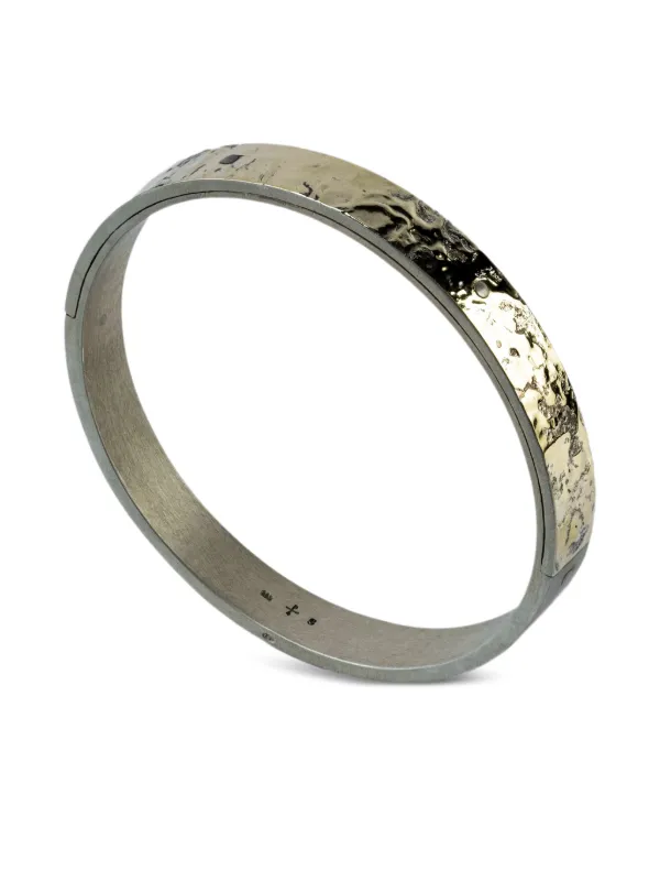 Parts Of Four 18K Yellow Gold Sistema Bangle Bracelet | Silver