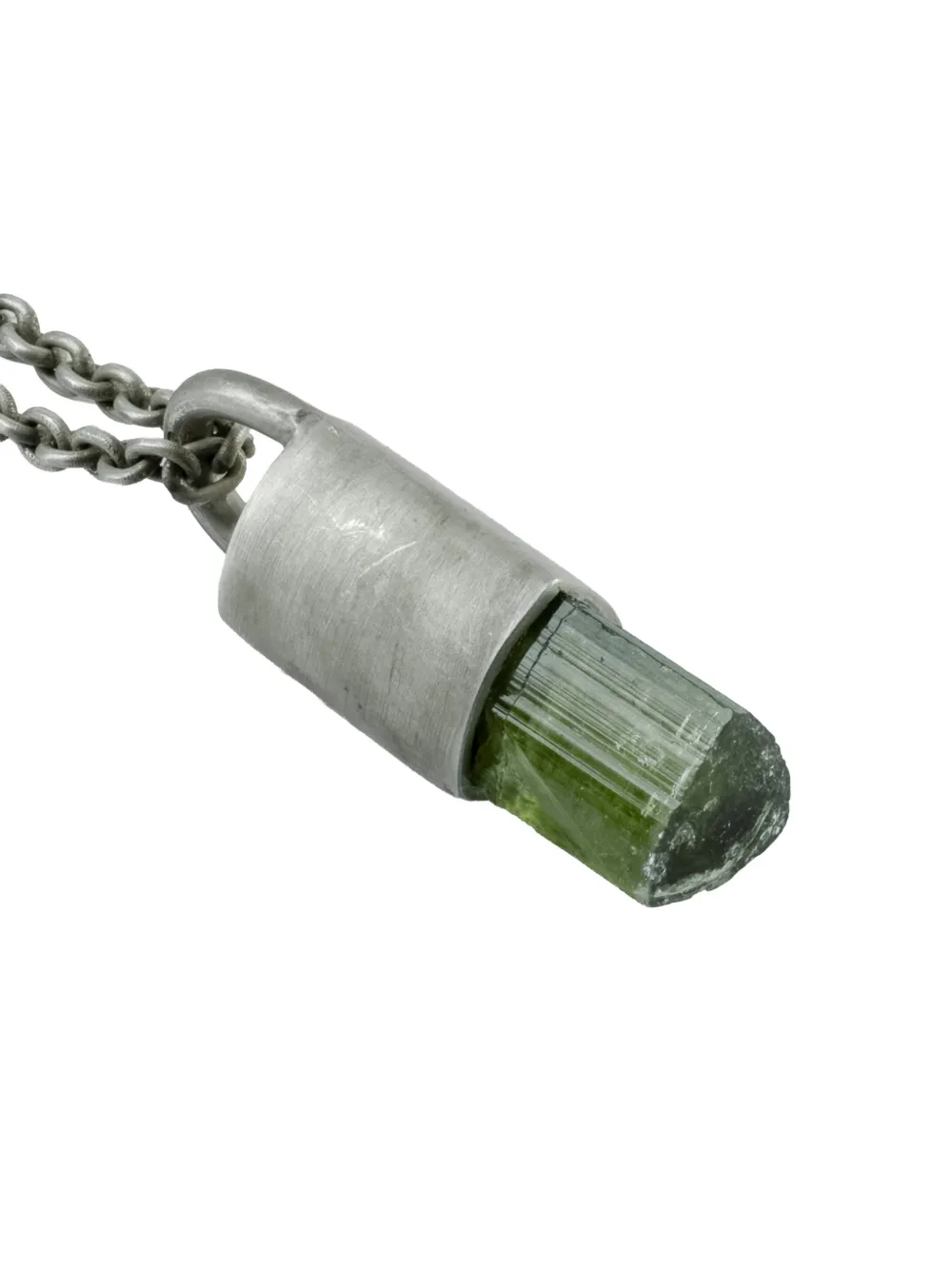 Parts Of Four Sterling Silver Talisman Tourmaline Necklace In Brown