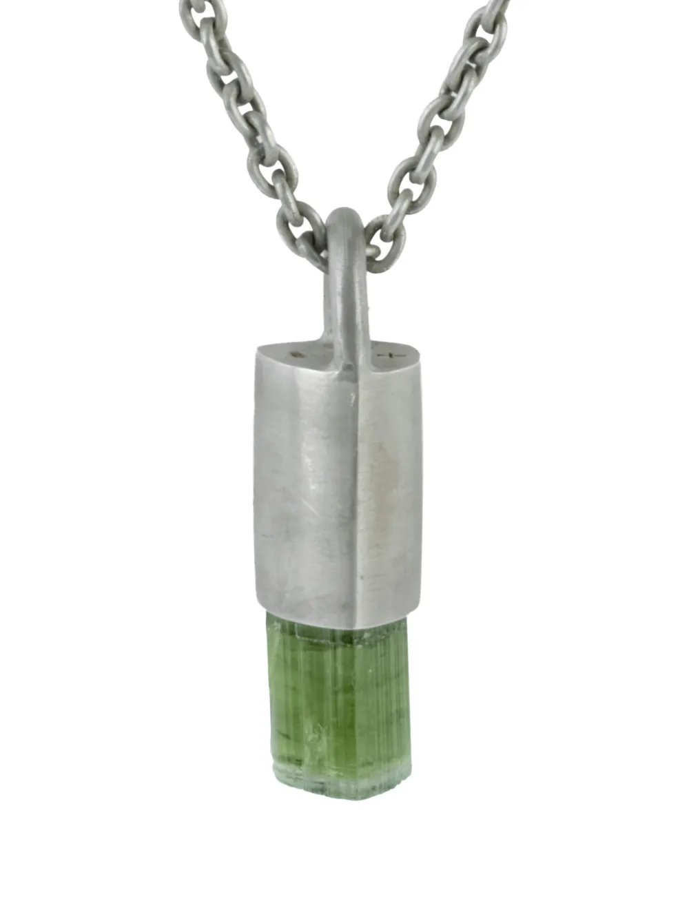 Parts Of Four Sterling Silver Talisman Tourmaline Necklace In Brown