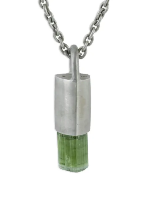 Parts of Four sterling silver Talisman tourmaline necklace
